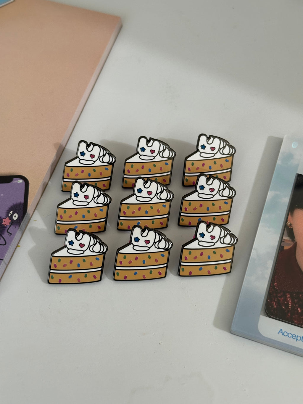 K-Pop Cake Pins