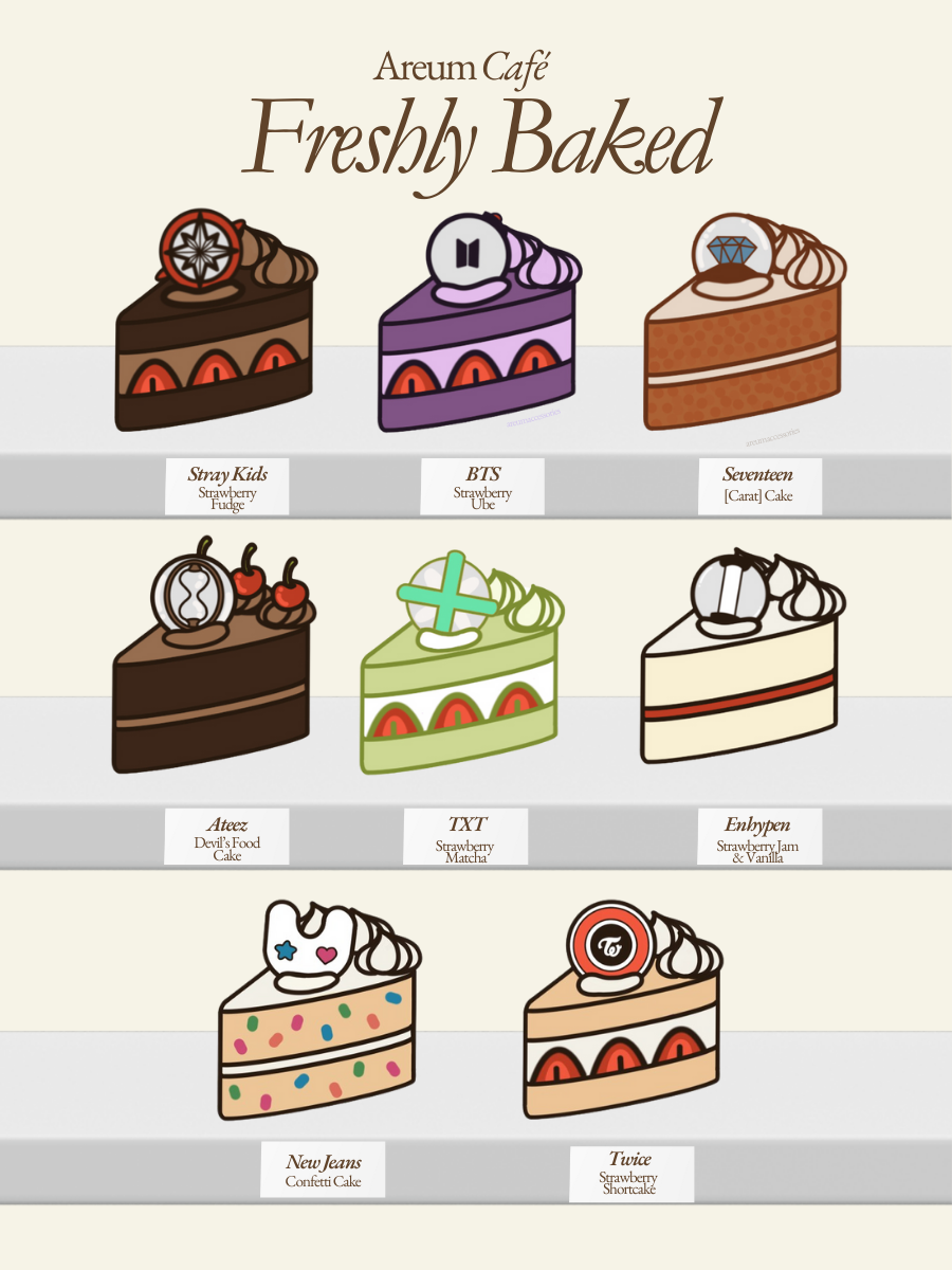 K-Pop Cake Pins