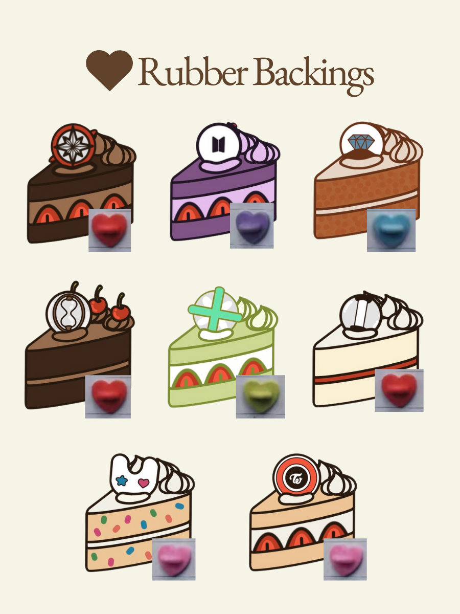 K-Pop Cake Pins